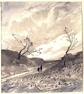 Landskap i Landes av Henri-Joseph Harpignies