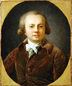 Porträtt av en ung man (olja på duk) av Henri Pierre Danloux