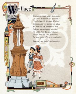 Illustration till "Alfabetet med goda exempel", ca 1890 (gravyr)