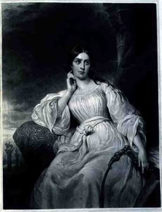 Madame Malibran i rollen som Desdemona, graverad av Charles Turner (1773-1857), ca 1830-talet (gravyr) av Henri (after) Decaisne