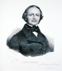 Henri Herz (1803-88) (gravyr) av Henri (after) Grevedon
