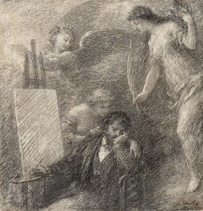 Konstnärens modlöshet av Henri (follower of) Fantin-Latour