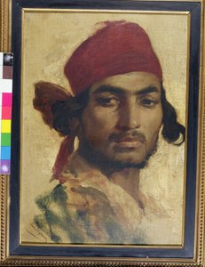 Gitano, huvudstudie av Henri Alexandre Georges Regnault