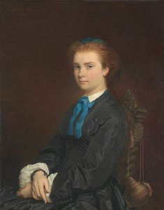 Porträtt av en ung kvinna, 1863.