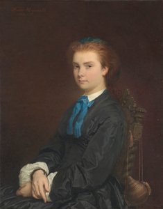 Porträtt av en ung kvinna, 1863 av Henri Alexandre Georges Regnault