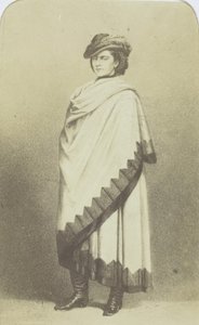 Ex-drottning av Neapel, 1860-69 av Henri Alexis Omer Tournier