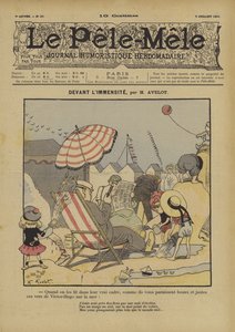 Innan ofantligheten. Illustration för Le Pele-Mele, 1901