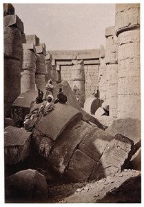Ruinerna av Karnak, ca 1900 (foto)