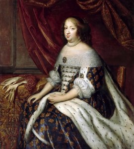 Porträtt av Anne av Österrike 1601-1666
