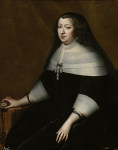 Porträtt av Anne av Österrike 1601-1666, ca 1659
