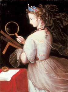 Porträtt av Marie-Charlotte de la Tremouille, hertiginna av Saxe-Iena, klädd som en allegori över Geomtery