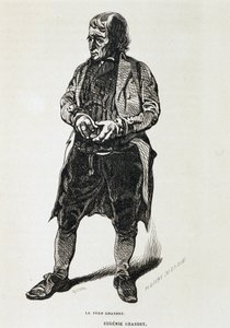 Fader Grandet - i ""Eugénie Grandet"" av Balzac, ill. Henri Monnier, originalupplagan 1843