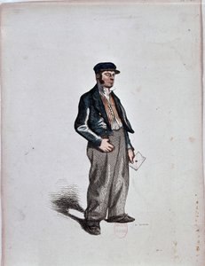 The Commissionaire (Factor) av Henri Monnier, ca. 1850