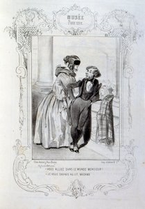 Illustration som visar "regn" av Henri Boutet