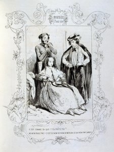Illustration som visar "regn" av Henri Boutet