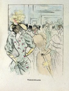 Kvinde i high fashionswed av Henri Boutet
