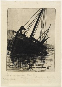 Strandad, c.1888 av Henri Charles Guérard