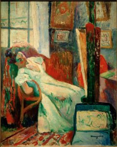 Modellens vila (Jeanne) av Henri Charles Manguin