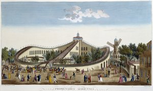 Luftvandringar, fest till Ludvig XVIII:s ära den 2 augusti av Henri Courvoisier-Voisin