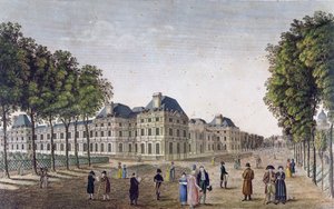 Luxemburgpalatset, ca 1815-20 (färgstick)