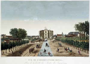 Utsikt över det kungliga observatoriet - i "" Vues de Paris"" av Courvoisier av Henri Courvoisier-Voisin