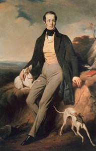 Porträtt av Alphonse de Lamartine