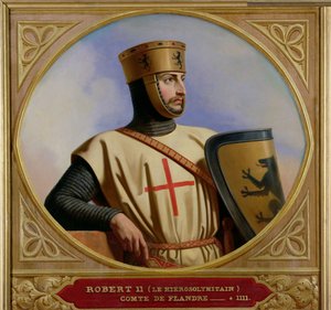 Robert II le Jerusalem, greve av Flandern (d.1111) 1843 av Henri Decaisne
