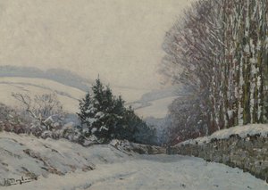 Vinterlandskap av Henri Deglume