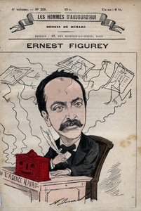 Tecknad serie av Ernest Figurey (1836-1903) från "Les Hommes d