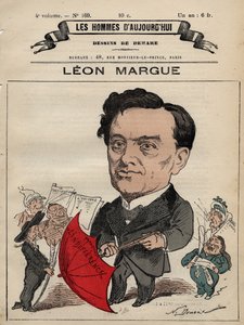 Tecknad film av Guillaume Leon Margue 1828-1888 - från 