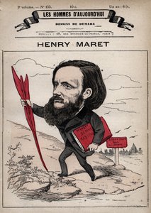 Tecknad serie av Henri (Henry) Maret (1837-1917) engelsk journalist och politiker - från 