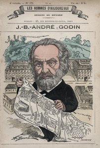 Familistere de Guise - The Familistery of Guise och dess grundare Jean-Baptiste (Jean Baptiste) Andre Godin (1817-88), från 