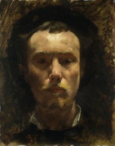 Autoporträtt, ca 1885 av Henri Edmond Cross