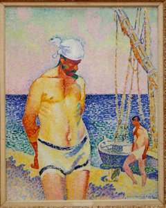 Le Lesteur, 1908 av Henri-Edmond Cross