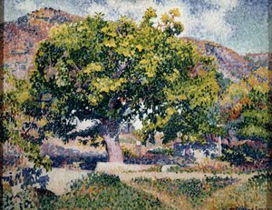 Nära mitt hus, 1906. av Henri-Edmond Cross