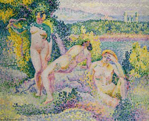 Nymfer, 1906 av Henri Edmond Cross