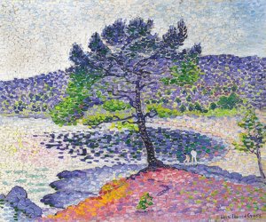 Strand i kvällsljuset. 1902 av Henri-Edmond Cross