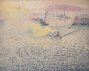 Toulon, vintermorgon Toulon, vintermorgon, 1906-1907. av Henri-Edmond Cross