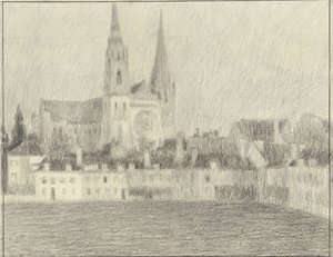 Utsikt över Chartres