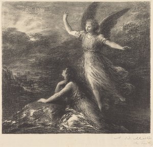 Debut från "Paradis och peri" (2:a planschen) av Henri Fantin-Latour