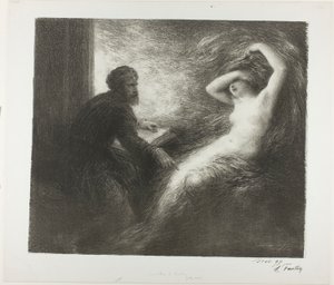 Frammaning av Kundry av Henri Fantin-Latour