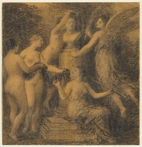 Homage till Rossini av Henri Fantin-Latour