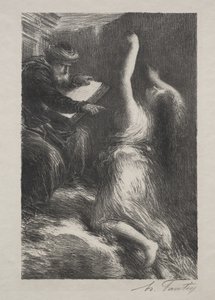 Parsifal, Akt II: Frammaning av Kundry av Henri Fantin-Latour