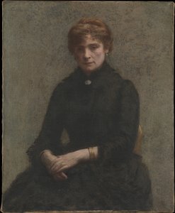 Porträtt av en kvinna av Henri Fantin-Latour