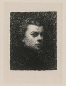 Självporträtt vid 17 års ålder av Henri Fantin-Latour