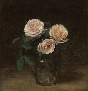 Stilleben med rosor av Henri Fantin-Latour