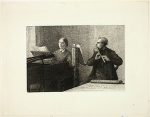 Ett stycke av Schumann av Ignace Henri Jean Fantin-Latour