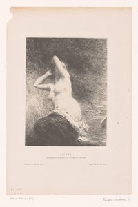 Ariadne lämnade efter sig på ön Naxos Ariane (titel på objekt) av Ignace Henri Jean Fantin Latour