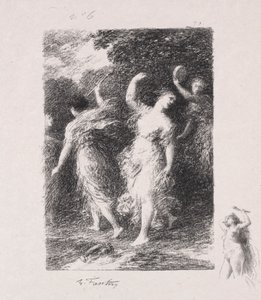 Bacchus av Ignace Henri Jean Fantin-Latour