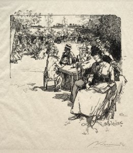 Bal på Point du Jour av Ignace Henri Jean Fantin Latour